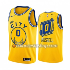 Camiseta Hombre NBA Golden State Warriors D'Angelo Russell 0 2019-20 Nike Hardwood Classics Swingman